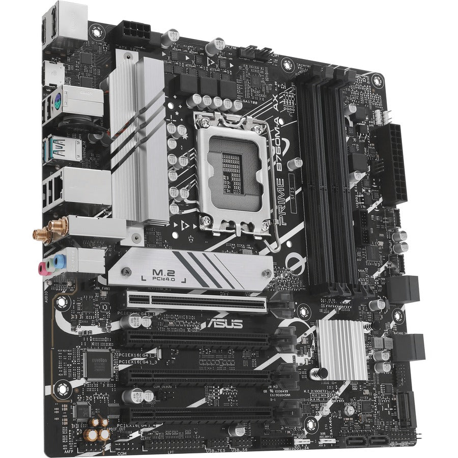 Asus Prime PRIME B760M-A AX Desktop Motherboard - Intel B760 Chipset - Socket LGA-1700 - Micro ATX Asus Prime PRIME B760M-A AX Desktop Motherboard - Intel B760 Chipset - Socket LGA-1700 - Micro ATX